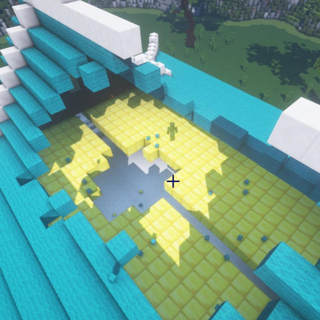 마인크래프트 청와대맵 내부 이미지 (온라인 커뮤니티 캡쳐)