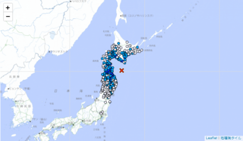 [속보] 일본 아오모리현 동쪽 바다서 규모 6.1 지진…최대 진도 4