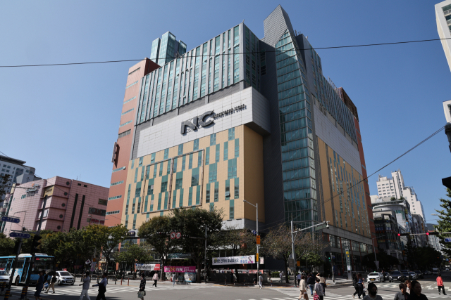 부산 해운대구 좌동 NC백화점 전경. 정종회 기자 jjh@