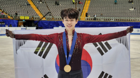 피겨 서민규, 주니어세계선수권 깜짝 금메달…한국 남자 최초