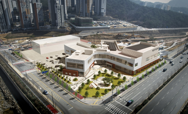 연내 개관 예정인 사송복합커뮤니티 조감도. 양산시 제공