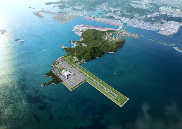 가덕신공항 조감도.