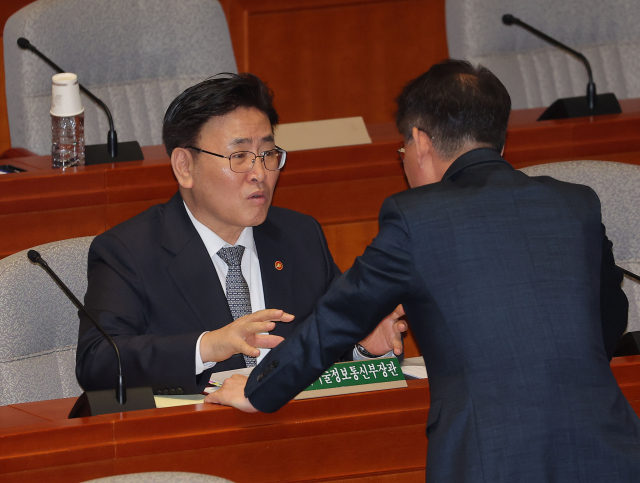 29일 국회 예산결산특별위원회 회의에 참석한 유상임 과학기술정보통신부 장관. 연합뉴스