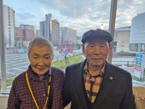 이성용 씨와 세계 최고령 앱 개발자 와카미야 마사코 씨가 만났다. 이성용 제공