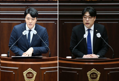 박형준 시정 평가 토론회 후폭풍… 여야 청년시의원 ‘장외 설전’