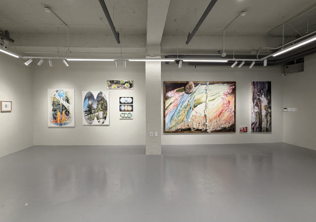 제1회 해석 미술 장학생 선발전 전시 전경, 해석장학재단 제공