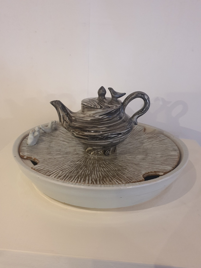 안성모, 연리문 새다관. 아리안 갤러리 제공