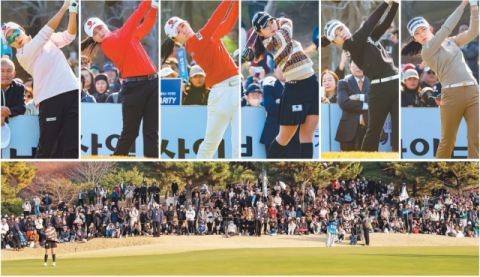 ‘용호상박’ 연장 접전 끝에 국내파 우승 차지 [백송홀딩스·부산일보 채리티 매치]