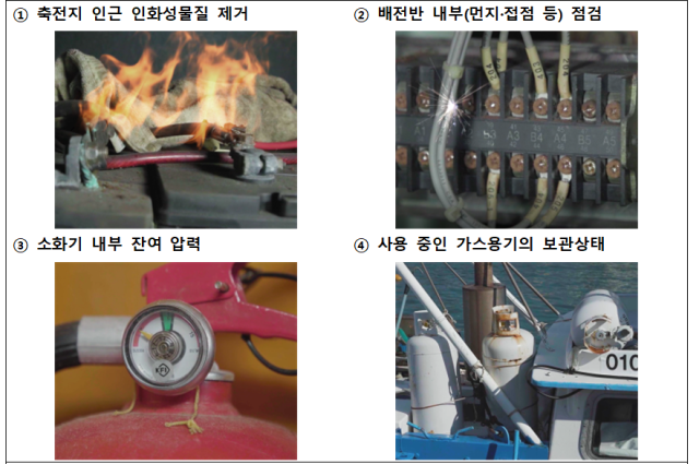 화재·폭발 사고 안전취약선박 점검. KOMSA 제공