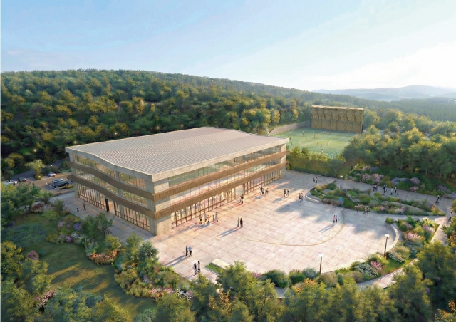 부산 사하구 신평동 예비군 훈련장 부지에 들어설 복합문화체육공간 조감도. 부산시 제공