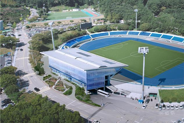 거제종합운동장 개보수 조감도. 거제시 제공