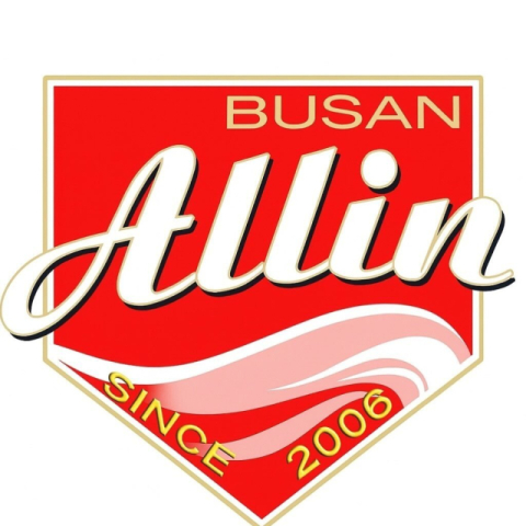 부산올인여자야구팀 로고.