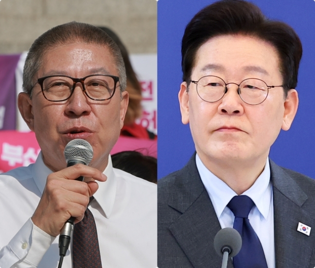 왼쪽부터 박형준 시장, 이재명 대통령. 연합뉴스