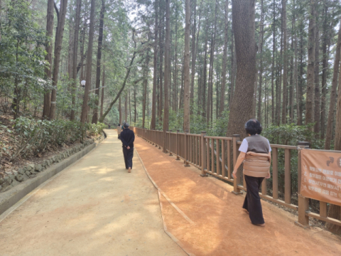 부산시설공단, 대신공원 황톳길 정비 마치고 재개장
