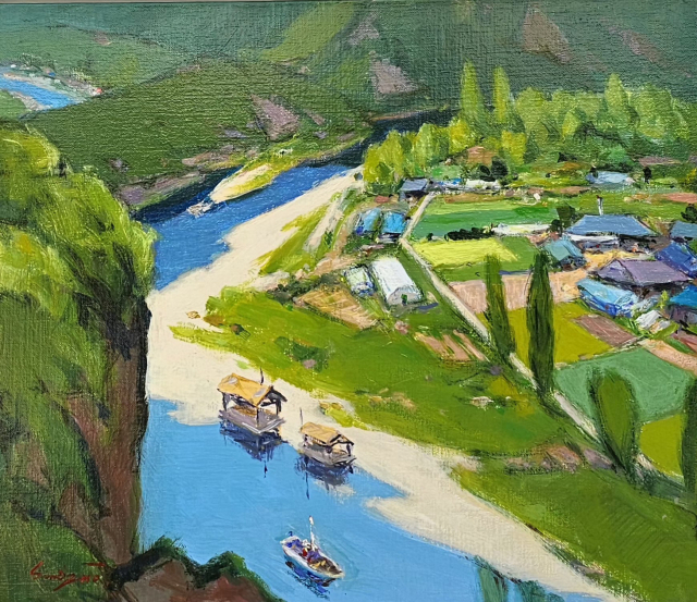 조성호, 산촌의 봄. 타워아트갤러리 제공