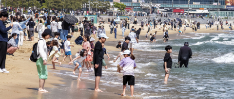 [포토뉴스] 해운대는 벌써 여름!