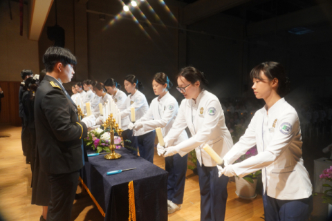 제57회 나이팅게일 선서식. (춘해보건대 제공)