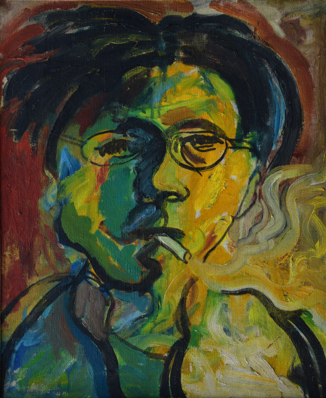 정철교, 자화상, 1973. 복병산작은미술관 제공