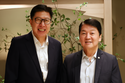서울서 만난 박형준·안철수…